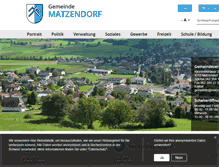 Tablet Screenshot of matzendorf.ch